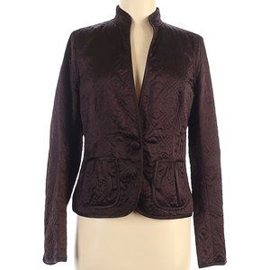 Banana Republic brown silk jacket size M
